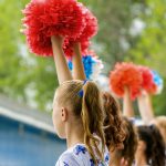 チアダンスのヘアスタイル